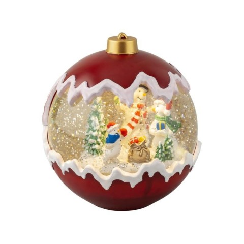 SFERA LED NATALE CON ACQUA H.16.3